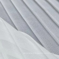 100% Polyester Woven White Chiffon Crepe Pleated Fabric